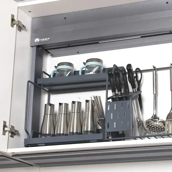 Modern Design Kitchen Cabinet Hardware Automated Lifting Rack