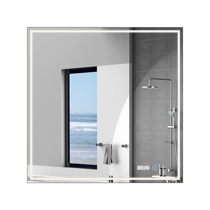 Automatic Lift Bathroom Mirror in Bathroom