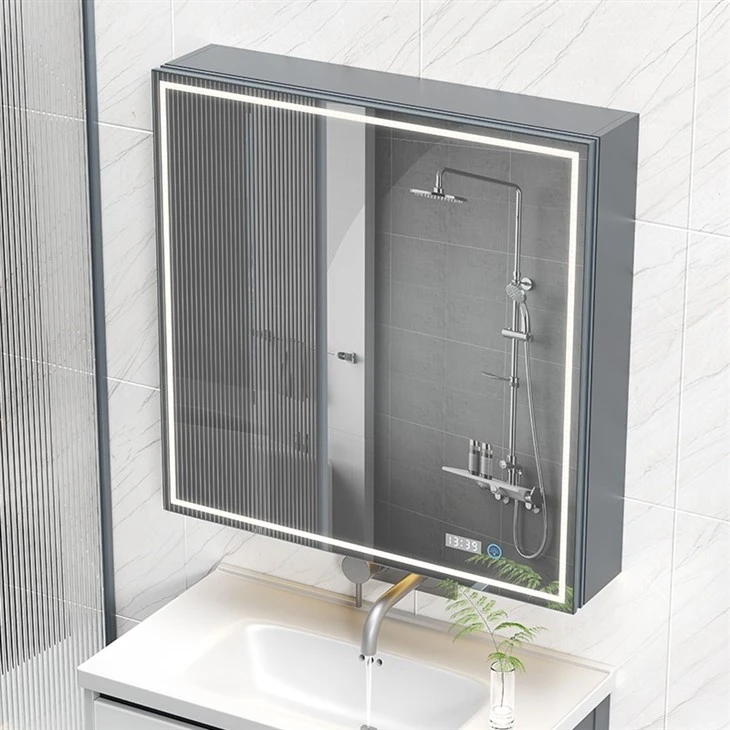 Automatic Lift Bathroom Mirror in Bathroom